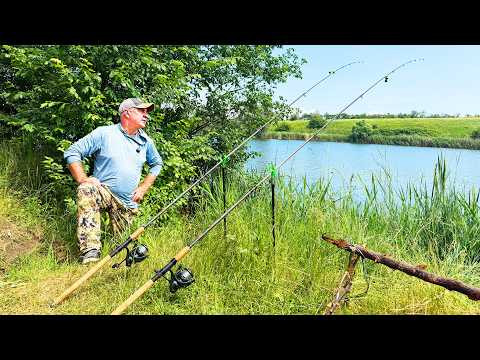 Крупний КАРАСЬ серед літа на ТОРБУ!!! Секрет з кормом!