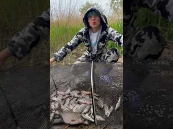 Улов на озере Белое 
