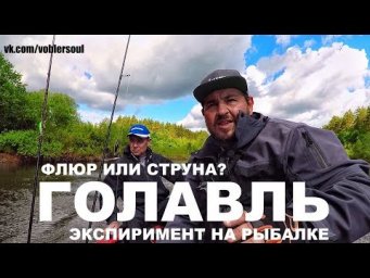 Флюр или Струна? - Эксперимент. Ловля Голавля  Летом на Воблер. Рыбалка 2018.