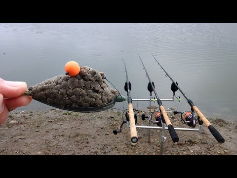 Рыбалка на флэт фидер ловля карпа зимой по холодной воде