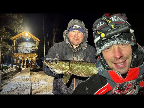 Рыбалка в -27.. Живем избушке В ТАЙГЕ... Рыбалка в -27.. Живем избушке В ТАЙГЕ...