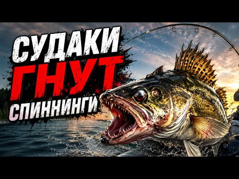 СУДАКИ ГНУТ СПИННИНГИ. ПРИМАНКИ НА СУДАКА. РЫБАЛКА НА СПИННИНГ