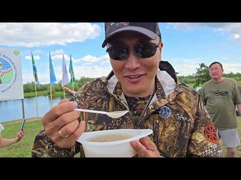 Соревнования в день рыбака. Якутия