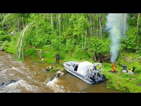 ЗАЦЕПЫ ОЖИВАЮТ! ТОННЫ РЫБЫ ВМЕСТО ДНА! ТАЙГА, АЭРОЛОДКА, РЫБАЛКА С НОЧЁВКОЙ. ЖАРИМ НАЛИМА