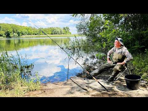 Він КЛЮНУВ!!! Поїхав на Дніпро з фідером!