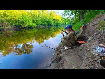 Нічна ЛОВЛЯ ЛЯЩА з ОТВЕСНОГО БЕРЕГА!!! Верхній ПСЬОЛ!