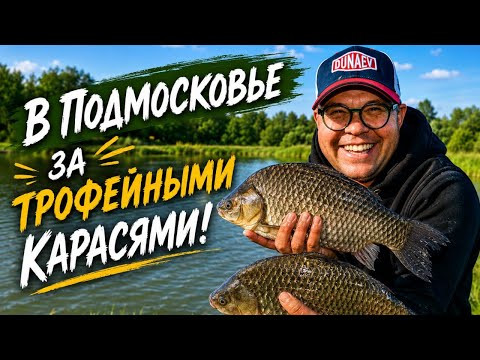 В Подмосковье за трофейными карасями.