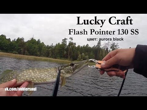 Щука на Flash Pointer 130 SS от Lucky Craft.