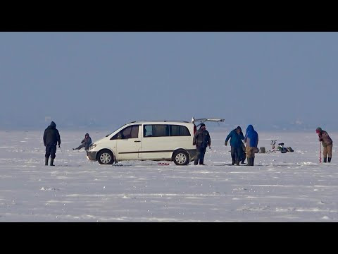 На авто по льоду на морі! Такої зими давно не було! Зимова рибалка на судака 2026!