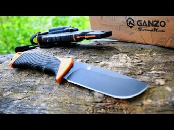 Нож выживания GANZO G8012-OR в нём есть всё