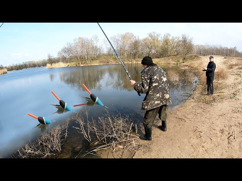 ДЕД ПОЗВАЛ на КАРАСЯ... РЫБНАДЗОР ПРИЕХАЛ!!! Рыбалка на КАРАСЯ с ПОПЛАВОЧНОЙ УДОЧКОЙ в селе