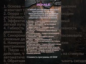 &laquo;Гибкий ум в подвижном теле&raquo; программа по методу Фельденкрайза.