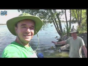 Архивное видео из прошлой жизни. Я и сынуля на байдарках, Печенежское водохранилище.