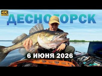 Судак на спиннинг с лодки /начало лета 2026. Десногорск