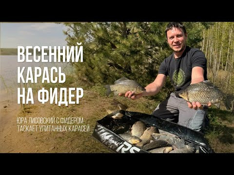Ловля бойких КАРАСЕЙ фидером на "СЕКРЕТНОМ" водохранилище весной в Беларуси